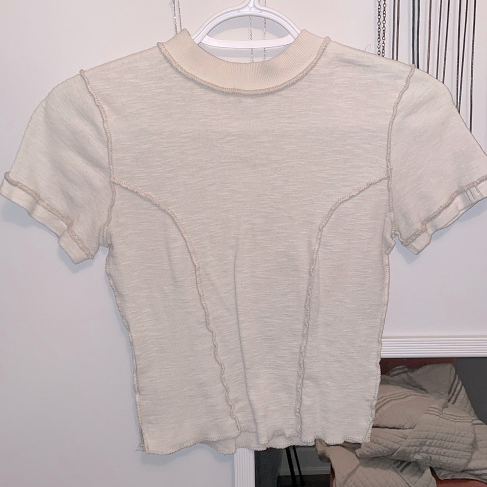 BDG Cream short sleeve top